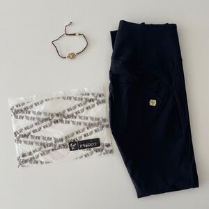 FREDDY PANTS: WRUP Diwo Pro - High Waisted - Full Length - Black